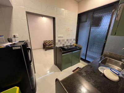 Kitchen Image of 552 Sq.ft 1 BHK Apartment / Flat for rent in Swaraj Rudraksh Residency, Varasoli Alibag for Rs. 20000