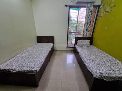 Bedroom Image of 1200 Sq.ft 2 BHK Apartment / Flat for rent in  Urvashee Apartment, Rabale Navi Mumbai for Rs. 57000