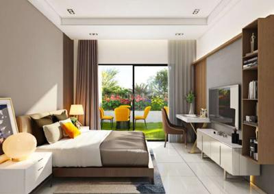 Bedroom Image of 1311 Sq.ft 2 BHK Apartment / Flat for sale in Vardhaman Skysymphony, Wakad Pune for Rs. 11500000