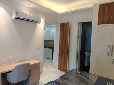 Bedroom Image of 950 Sq.ft 1 BHK Builder Floor for rent in Sector 42 Gurgaon for Rs. 48000