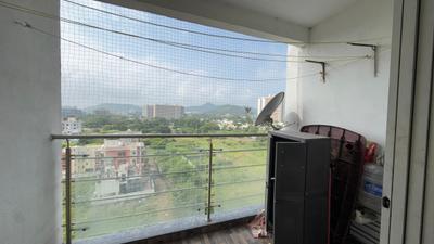 Balcony Image of 435 Sq.ft 1 BHK Apartment / Flat for rent in Marunji Pune for Rs. 24000