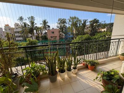 Balcony Image of 2500 Sq.ft 4 BHK Apartment / Flat for rent in Prestige Misty Waters, Nagavara Bengaluru for Rs. 130000