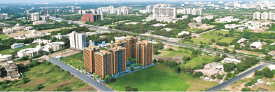 Image of 1026 Sq.ft 3 BHK Apartment / Flat for sale in Arise Vibrant, Chharodi, Ahmedabad for Rs. 9400000