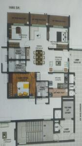 Image of 1800 Sq.ft 3 BHK Apartment / Flat for sale in Vertex Pristine, Hyder Nagar, Hyderabad for Rs. 13600000