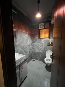 Bathroom Image of 1280 Sq.ft 2 BHK Builder Floor for rent in DDA Freedom Fighters Enclave, Said-Ul-Ajaib New Delhi for Rs. 35000