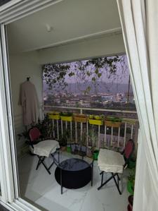 Balcony Image of 550 Sq.ft 1.5 BHK Apartment / Flat for rent in Lal Gami Jade, Vashi Navi Mumbai for Rs. 50000