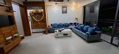 Hall Image of 1917 Sq.ft 3 BHK Apartment / Flat for sale in Unity Domain Heights, Shyamal Ahmedabad for Rs. 16000000