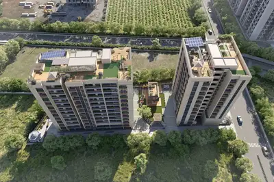 Image of 1009 Sq.ft 3 BHK Apartment / Flat for sale in Kailash Aura, Nana Chiloda, Ahmedabad for Rs. 7100000