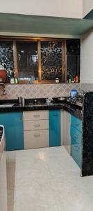 Kitchen Image of 648 Sq.ft 1 BHK Apartment / Flat for sale in Kopar Khairane Navi Mumbai for Rs. 8000000