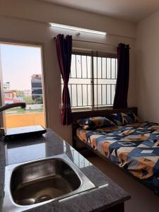 Kitchen Image of 380 Sq.ft 1 RK Builder Floor for rent in Mahadevapura Bengaluru for Rs. 18000