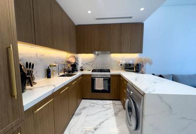 Kitchen Image of 546 Sq.ft 1 BHK Apartment / Flat for sale in Azizi Riviera 3 by Azizi Developments, Nad Al Sheba Dubai for Rs. 37700000