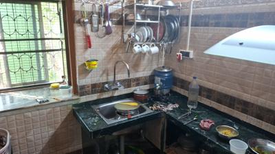 Kitchen Image of 800 Sq.ft 2 BHK Independent House for rent in Paschim Barisha Kolkata for Rs. 10000