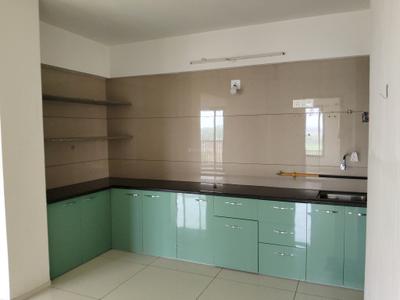 Kitchen Image of 1800 Sq.ft 3 BHK Apartment / Flat for rent in Festival Residency 2, Vaishno Devi Circle Ahmedabad for Rs. 32000