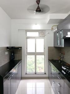 Kitchen Image of 925 Sq.ft 3 BHK Apartment / Flat for rent in Kasarvadavali Thane for Rs. 45000