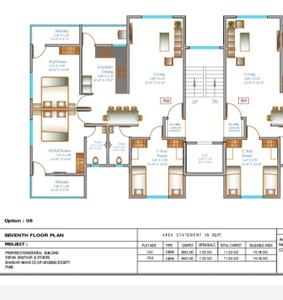 Image of 1516 Sq.ft 3 BHK Apartment / Flat for sale in Mangawadi, Pune for Rs. 21000000