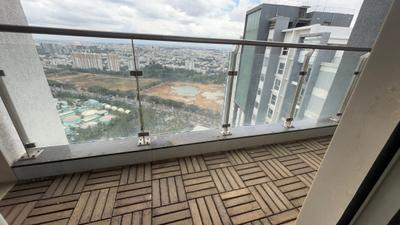 Balcony Image of 5000 Sq.ft 4 BHK Apartment / Flat for rent in SNN Clermont, Nagavara Bengaluru for Rs. 270000