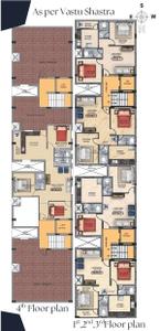 Image of 904 Sq.ft 2 BHK Apartment / Flat for sale in Vadapalani, Chennai for Rs. 11500000
