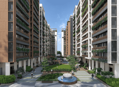 Image of 1857 Sq.ft 3 BHK Apartment / Flat for rent in Sima Nagar, Surat for Rs. 32000
