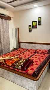 Bedroom Image of 850 Sq.ft 1 BHK Apartment / Flat for rent in Applewoods Satyesh Residency, Shela Ahmedabad for Rs. 21500