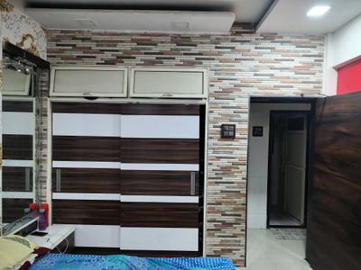 Bedroom Image of 500 Sq.ft 1 BHK Apartment / Flat for rent in Cosmos Enclave, Kasarvadavali Thane for Rs. 23500