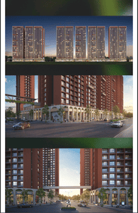 Image of 1346 Sq.ft 3 BHK Apartment / Flat for sale in My Home Sanctuary Phase I, Mamurdi, Pune for Rs. 9200000