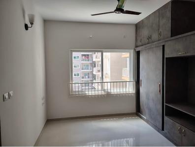 Bedroom Image of 1700 Sq.ft 3 BHK Apartment / Flat for rent in L And T Olivia At Raintree Boulevard, Sahakara Nagar Bengaluru for Rs. 80000