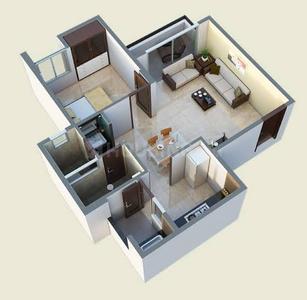 Image of 788 Sq.ft 1 BHK Apartment / Flat for rent in Goyal Footprints, Chokkanahalli, Bengaluru for Rs. 29000