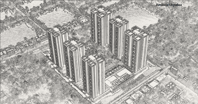 2800 Sqft BHK Flat for sale in Ambuja Utpalaa The Condoville