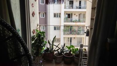 Balcony Image of 1000 Sq.ft 2 BHK Apartment / Flat for rent in Mahindra Vivante , Andheri East Mumbai for Rs. 80000