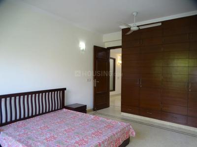 Bedroom Image of 1800 Sq.ft 3 BHK Builder Floor for rent in New Friends Colony New Delhi for Rs. 100000