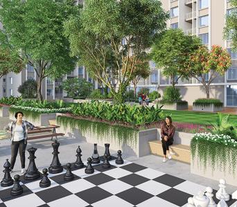 Image of 1100 Sq.ft 2 BHK Apartment / Flat for sale in Divine Garden, Lohegaon, Pune for Rs. 7732000