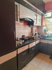 Kitchen Image of 1080 Sq.ft 3 BHK Apartment / Flat for rent in Unimark Riviera, Uttarpara Hooghly for Rs. 32000