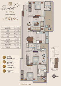 Image of 2454 Sq.ft 3 BHK Apartment / Flat for sale in Shobhagpura, Udaipur for Rs. 15000000