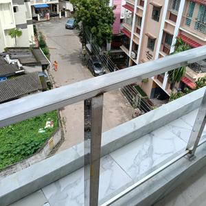Balcony Image of 1370 Sq.ft 3 BHK Apartment / Flat for sale in Nayabad Kolkata for Rs. 8900000
