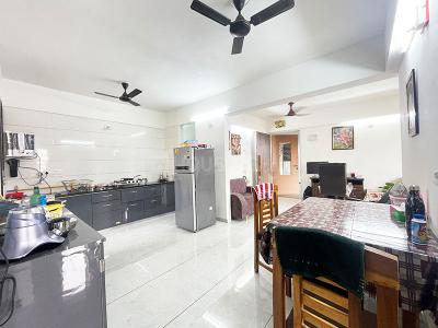 Kitchen Image of 1953 Sq.ft 3 BHK Apartment / Flat for sale in Vadsar Gandhinagar for Rs. 7000000