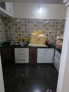 Kitchen Image of 600 Sq.ft 1 BHK Builder Floor for rent in Vijayanagar Bengaluru for Rs. 17000