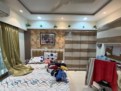 Bedroom Image of 600 Sq.ft 1 BHK Apartment / Flat for rent in Kasarvadavali Thane for Rs. 32000