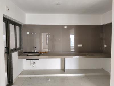 Kitchen Image of 1800 Sq.ft 3 BHK Apartment / Flat for rent in Omkar Parisar, Chandkheda Ahmedabad for Rs. 24000