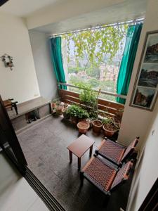 Balcony Image of 2675 Sq.ft 4 BHK Apartment / Flat for sale in Goyal Riviera Harmony, Prahlad Nagar Ahmedabad for Rs. 25100000