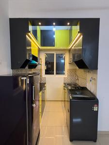 Kitchen Image of 515 Sq.ft 1 BHK Apartment / Flat for rent in Urbanrise Revolution One, Padur Chennai for Rs. 23000