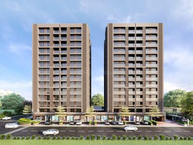 Image of 2025 Sq.ft 3 BHK Apartment / Flat for sale in Saffron Flora, Sargasan, Gandhinagar for Rs. 7875000