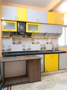 Kitchen Image of 900 Sq.ft 3 BHK Independent House for rent in Panchpota Kolkata for Rs. 12000