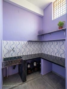Kitchen Image of 800 Sq.ft 2 BHK Apartment / Flat for rent in Nampally Hyderabad for Rs. 12000