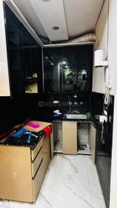 Kitchen Image of 450 Sq.ft 1 BHK Apartment / Flat for rent in Dwarka Mor New Delhi for Rs. 17000