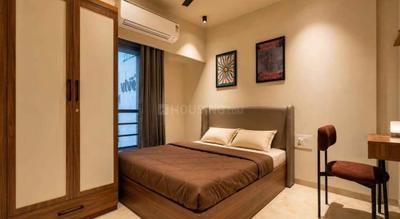 Bedroom Image of 750 Sq.ft 1 BHK Apartment / Flat for rent in My Home Abhra, Madhapur Hyderabad for Rs. 12000