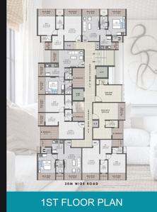 Floor Plan Image of 680 Sq.ft 1 BHK Apartment / Flat for sale in Ulwe Navi Mumbai for Rs. 4850000
