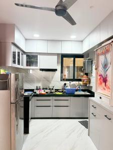 Kitchen Image of 1450 Sq.ft 2 BHK Apartment / Flat for rent in Janki The Centrum, Jahangirabad Surat for Rs. 28000