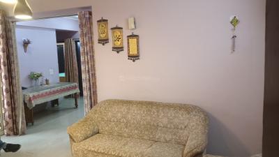 Living Room Image of 1500 Sq.ft 3 BHK Apartment / Flat for rent in Keltech Golf Vista, Crossings Republik Ghaziabad for Rs. 26000