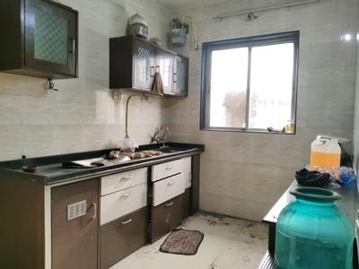 Kitchen Image of 600 Sq.ft 1 BHK Apartment / Flat for sale in Kalwa Thane for Rs. 4500000