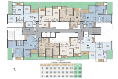 Image of 1197 Sq.ft 2 BHK Apartment / Flat for sale in Cielo by VTP Luxe, Bavdhan, Pune for Rs. 10300000